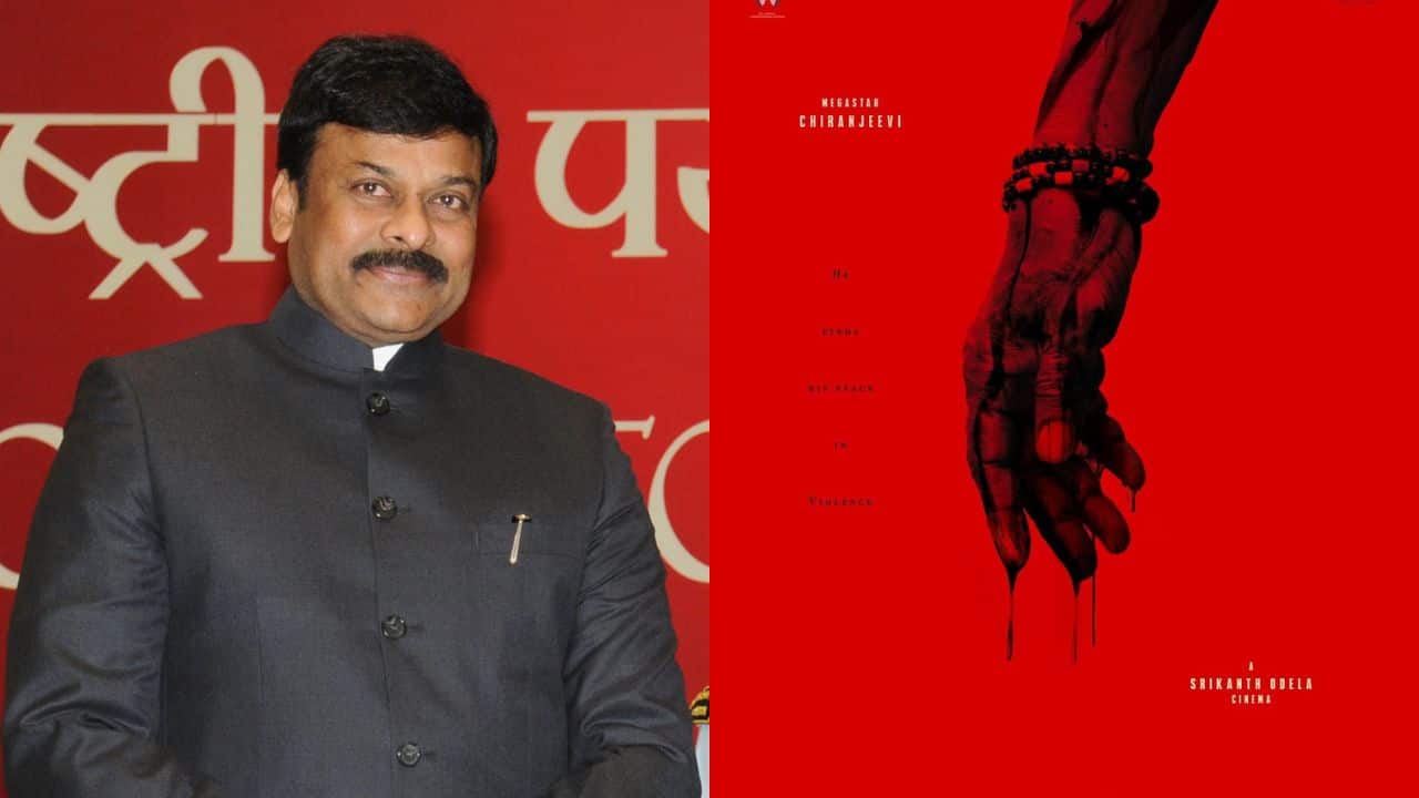 Chiranjeevi unveils first glimpse of next film with director Srikanth Odela and Nani as producer, see poster