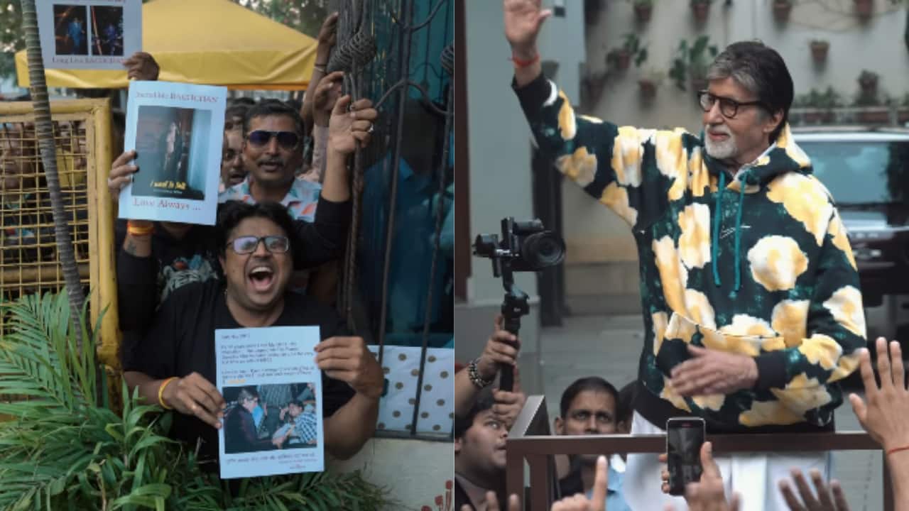 Amitabh Bachchan is grateful for Sunday Darshan ritual with fans, writes, "beyond all that can be imagined"
