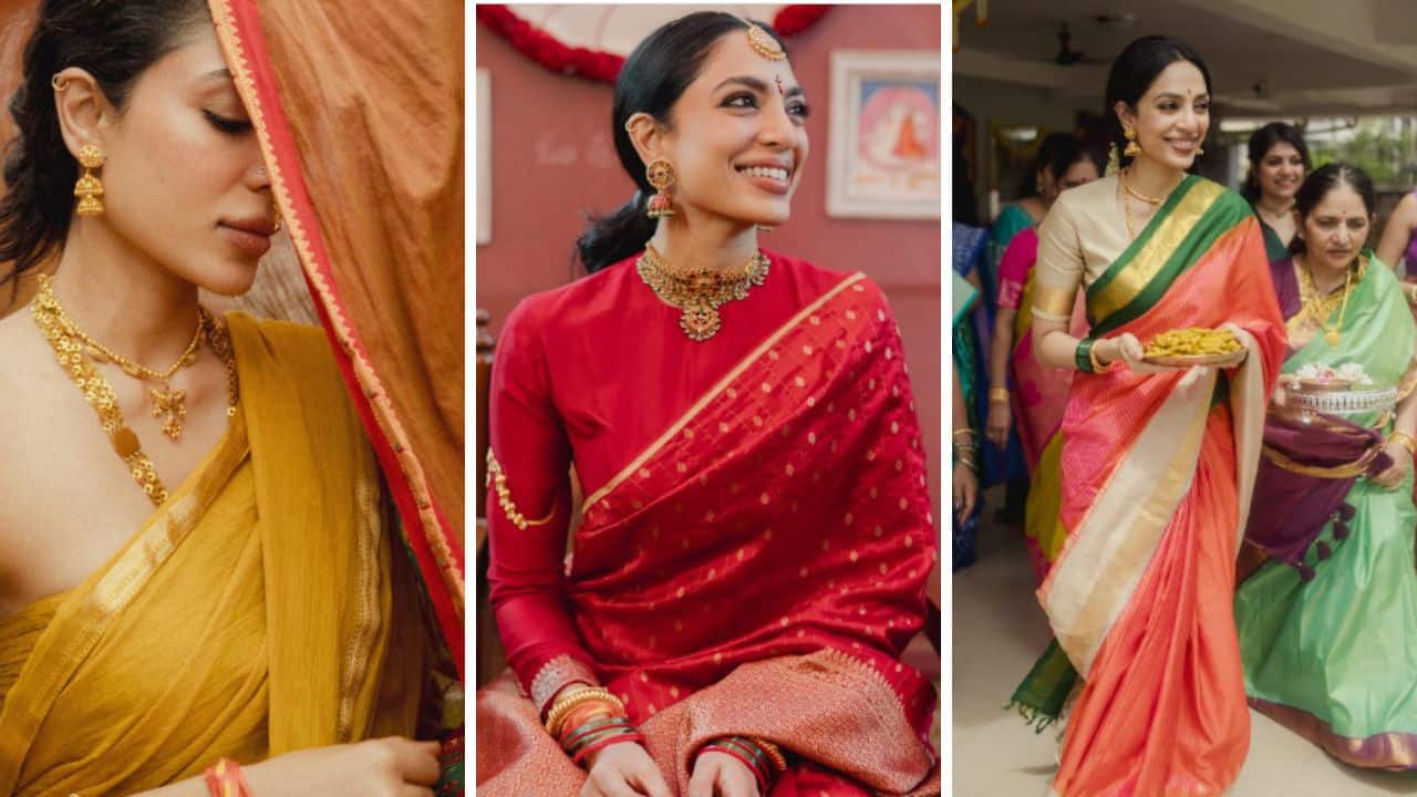 How Sobhita Dhulipala aligned her pre wedding outfits according to her culture and traditions