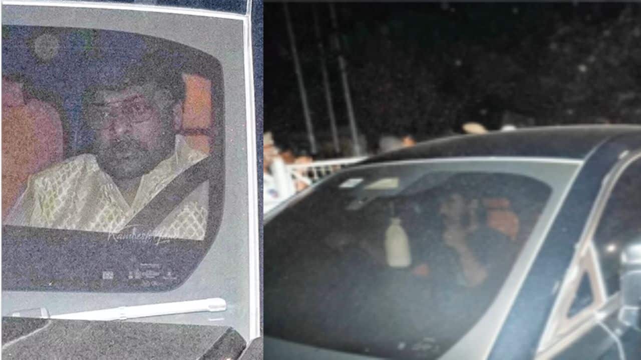 Chiranjeevi and Ram Charan arrive for Naga Chaitanya and Sobhita Dhulipala’s wedding, watch