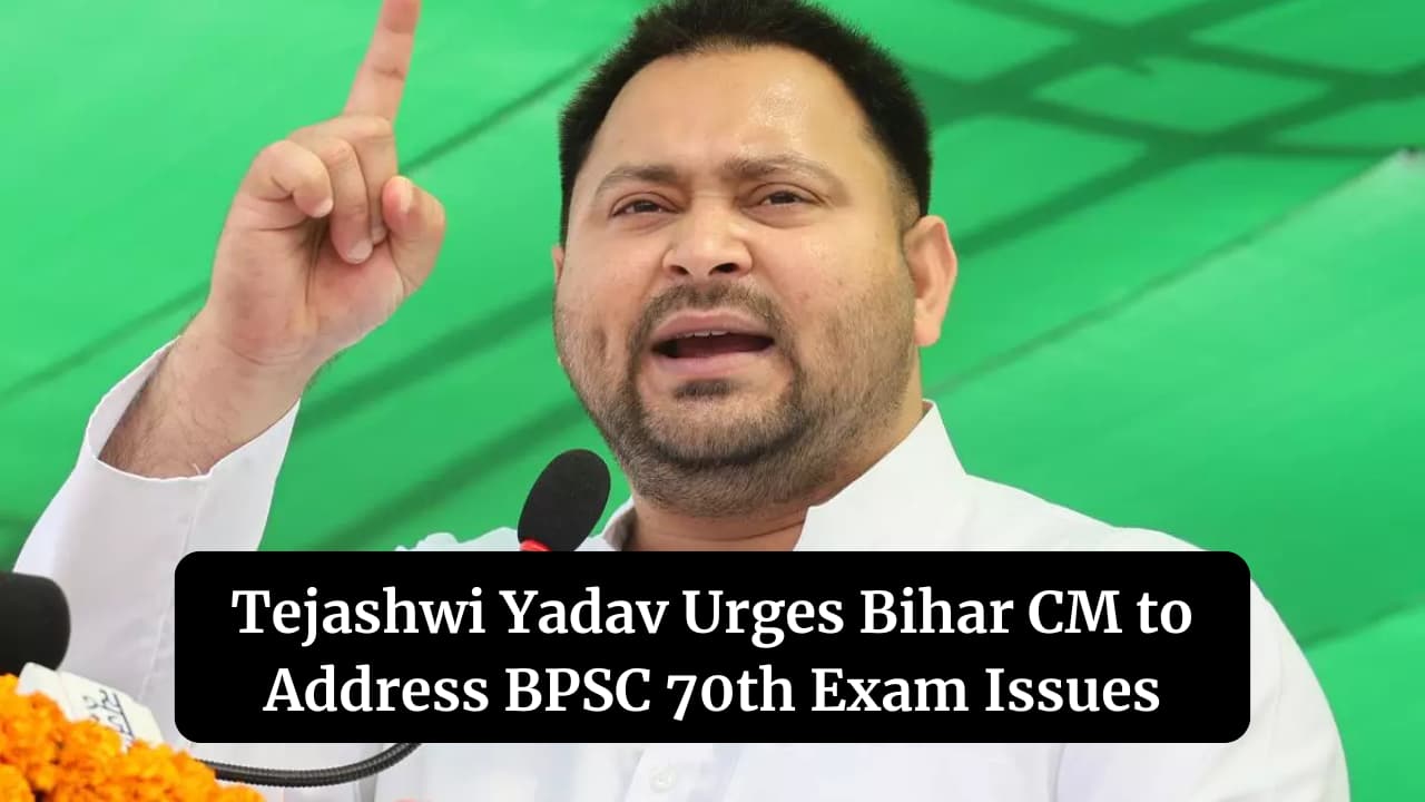Tejashwi Yadav urges Bihar CM Nitish Kumar to resolve BPSC 70th exam issues, warns of protests