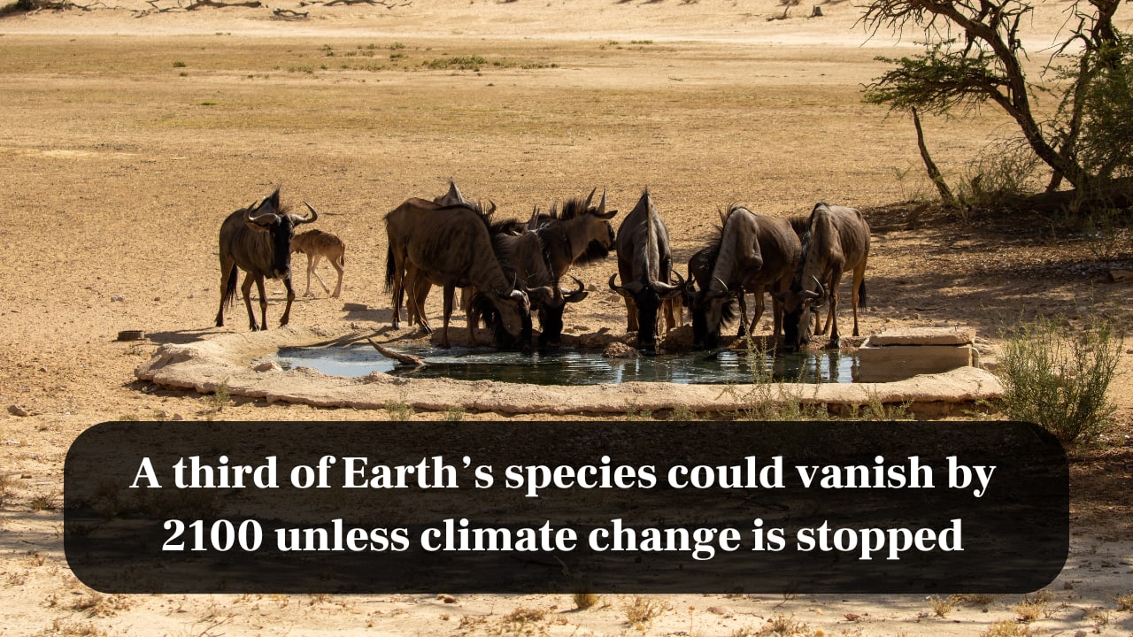 A third of Earth’s species could vanish by 2100 unless climate change is stopped