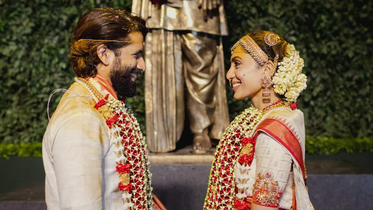 Naga Chaitanya gets hitched to Sobhita Dhulipala, Nagarjuna writes "Seeing them begin this beautiful chapter is a moment of great joy"