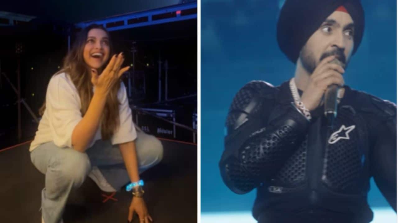 Deepika Padukone makes first appearance post daughters Dua's birth, dances with Diljit Dosanjh at his concert in Bengaluru