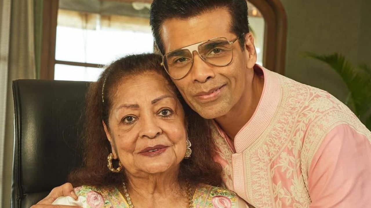Karan Johar’s mother Hiroo Johar hospitalised; Manish Malhotra pays a visit