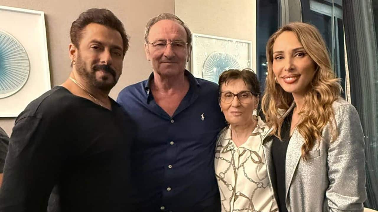 Salman Khan joins Iulia Vantur to celebrate her father’s birthday in Dubai, fans says, "best family picture ever"