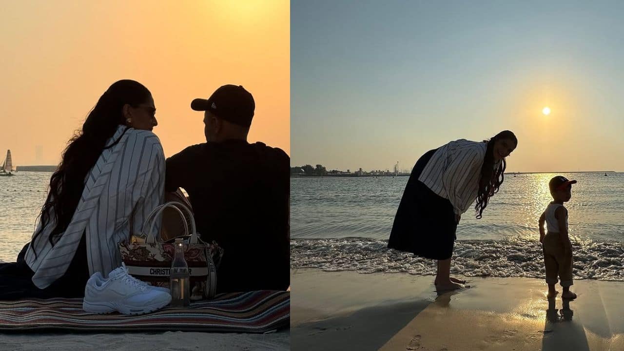 Sonam Kapoor shares unseen pics with husband, Anand Ahuja and son, Vayu