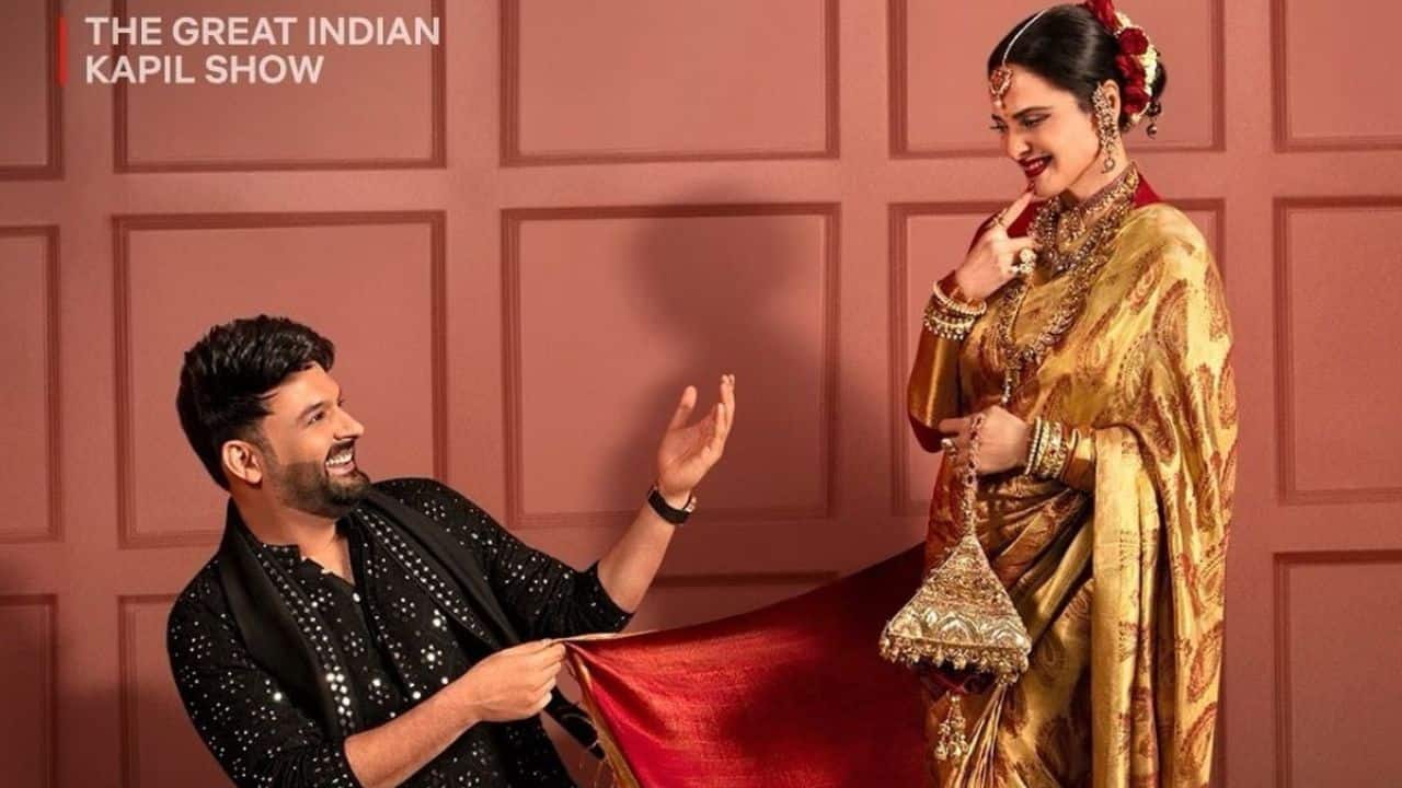 The Great Indian Kapil Show: Rekha roasts Kapil Sharma’s English with Amitabh Bachchan’s iconic dialogue