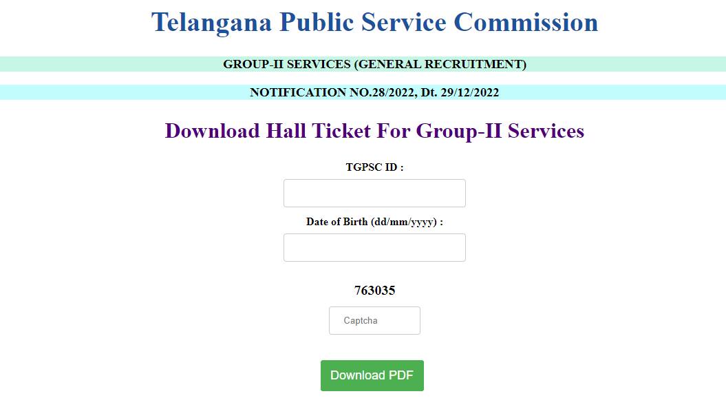 TSPSC Group 2 Hall Ticket 2024 out @ tspsc.gov.in, direct link here TSPSC Group 2 Hall Ticket 2024 out @ tspsc.gov.in, direct link here