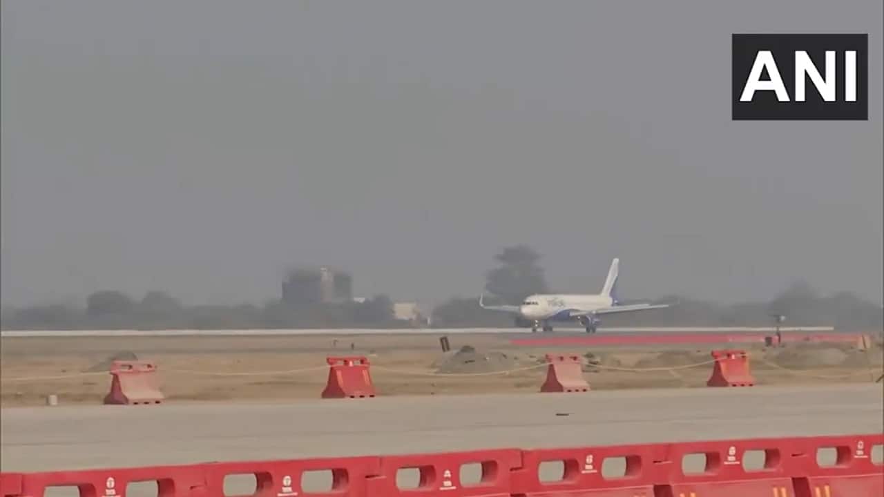Second calibration flight conducted at Noida International Airport Second calibration flight conducted at Noida International Airport