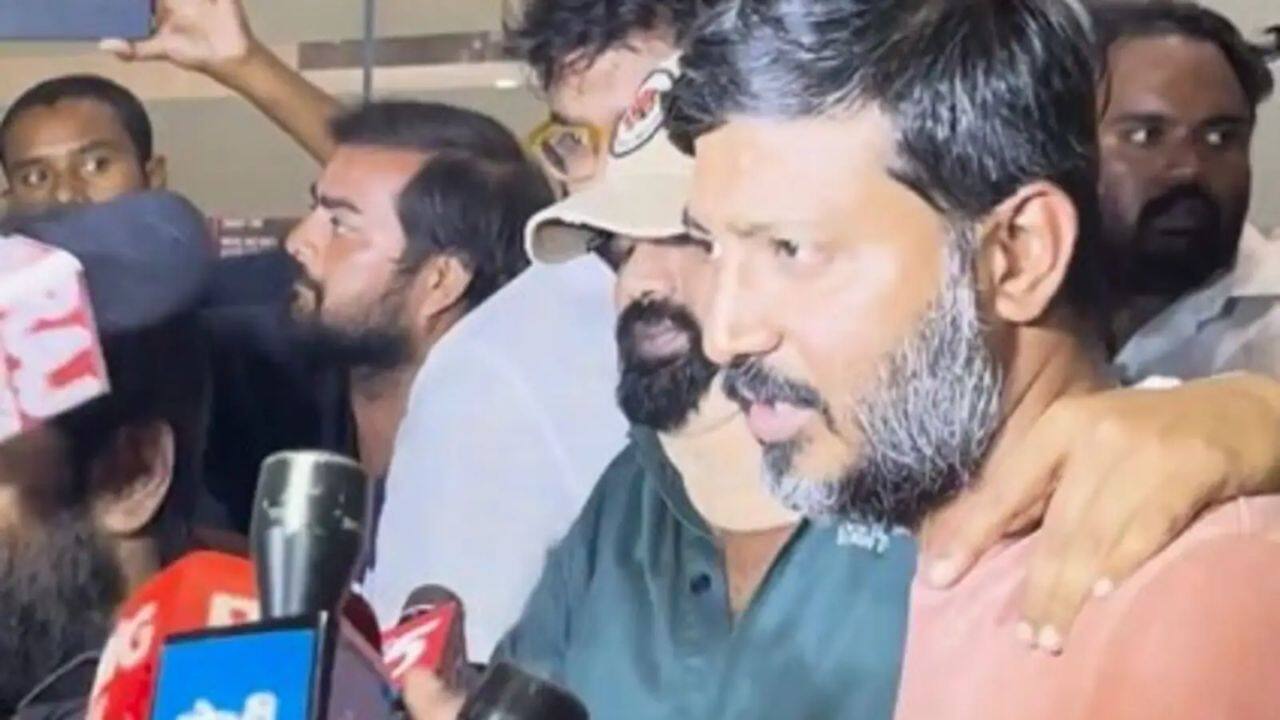 Manchu Manoj leaves hospital wearing neck brace; amid reports of feud with dad Mohan Babu