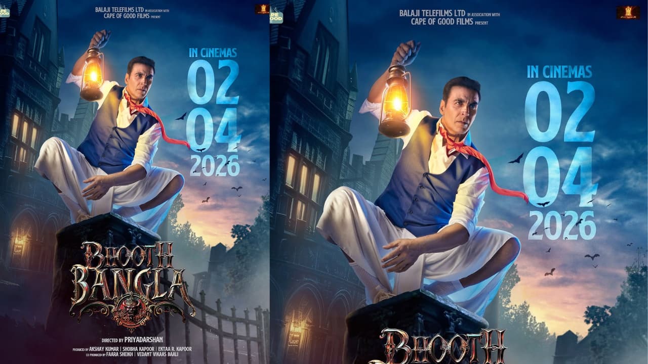 Akshay Kumar's Bhooth Bangla to release in April 2026, actor shares fresh poster