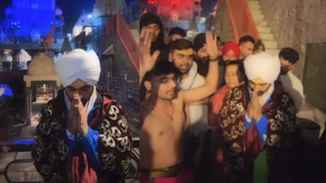 Diljit Dosanjh offers prayers at Mahakaleshwar Temple during Ujjain visit, watch video