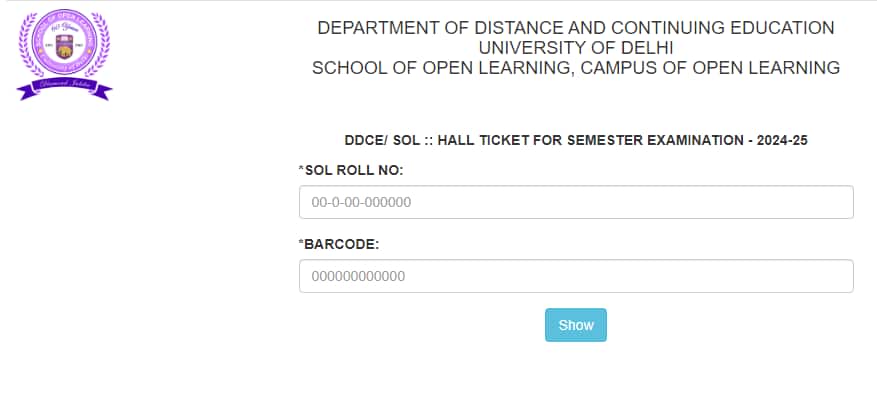 DU SOL Admit Card 2024 out for Semester 1, 3 and 5 @ sol.du.ac.in, direct link here DU SOL Admit Card 2024 out for Semester 1, 3 and 5 @ sol.du.ac.in, direct link here
