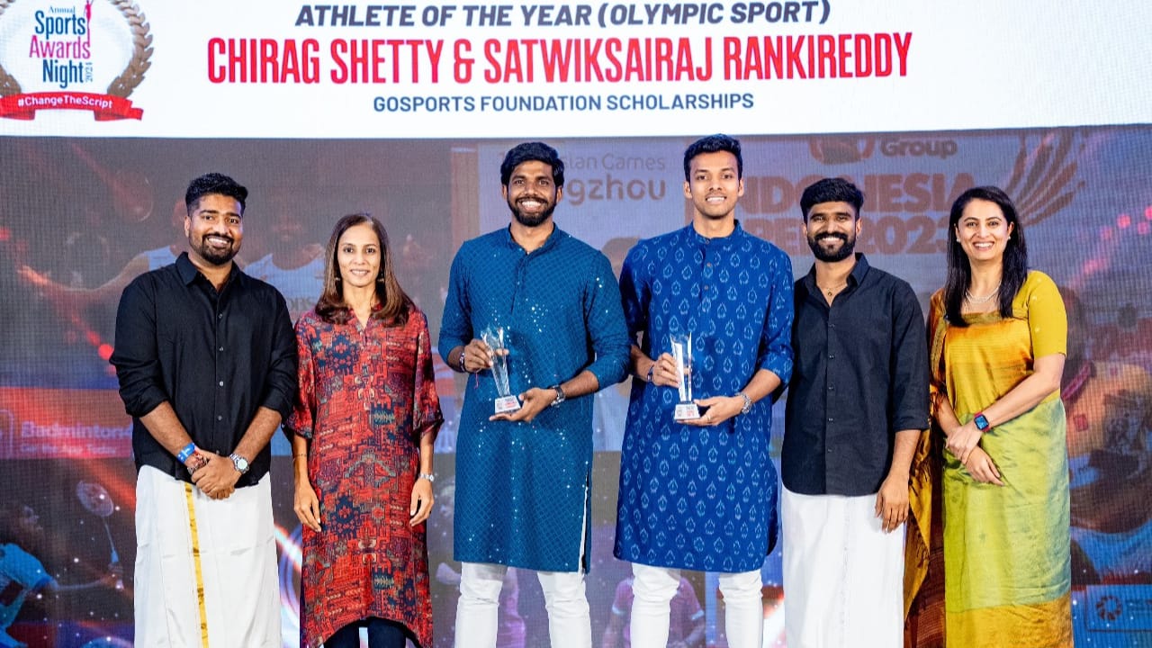 Paralympics hero Dharambir, Racquet aces Satwik-Chirag, Sreeja Akula win top honours at GoSports Foundation Annual Sports Awards Night 2024