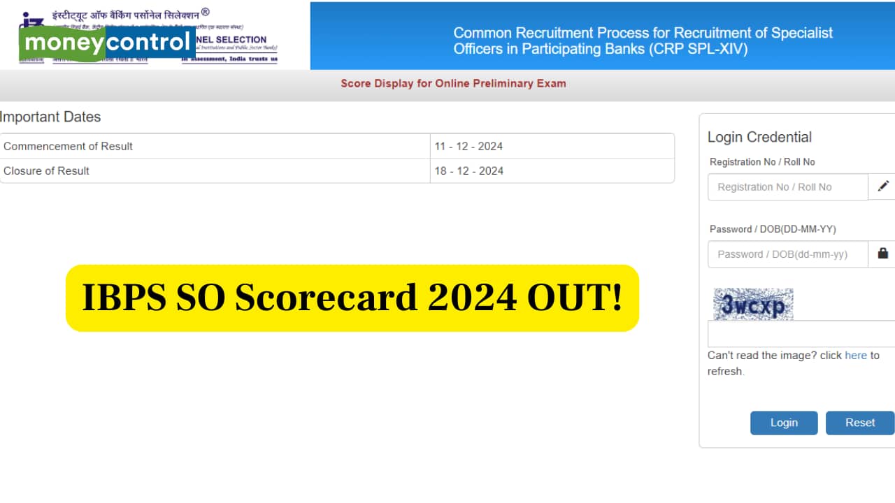 The Institute of Banking Personnel Selection (IBPS) has released the scorecard for the Specialist Officer (SO) Prelims exam. The exam was conducted on November 9, 2024, and the scorecard along with the cut-off marks are now available on the IBPS website.