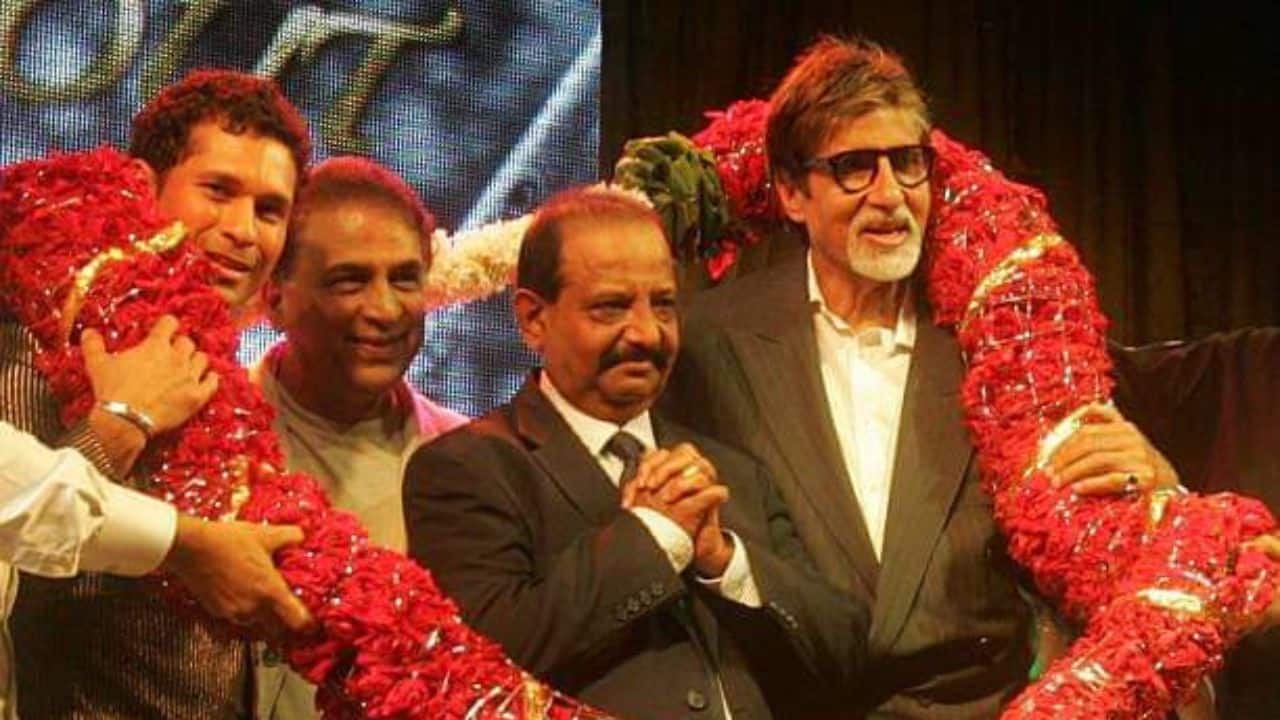 Amitabh Bachchan shares throwback pics from Sunil Gavaskar's 50th birthday with Sachin Tendulkar and Gundappa Viswanath, writes, "Honoured moment for me"