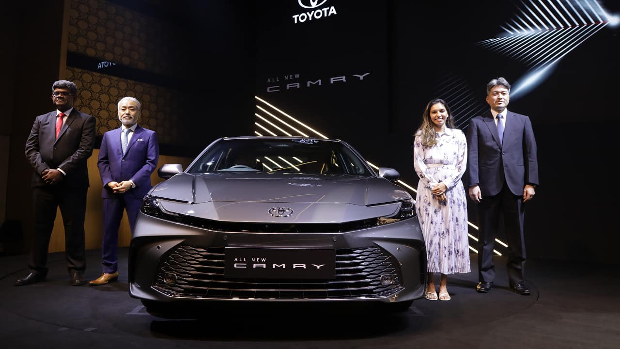 Toyota launches new version of premium sedan Camry at Rs 48 lakh Toyota launches new version of premium sedan Camry at Rs 48 lakh
