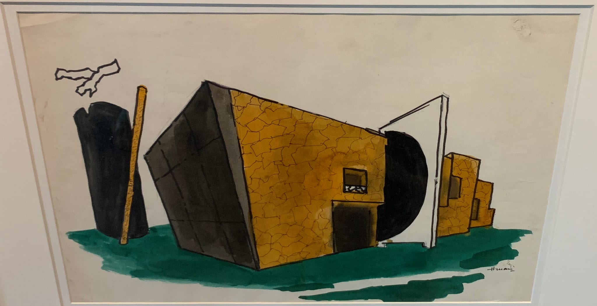 House designed by MF Husain (At DAG)