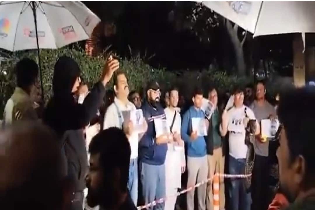 IT employees hold candlelight protest outside Accenture office in solidarity with Atul Subhash