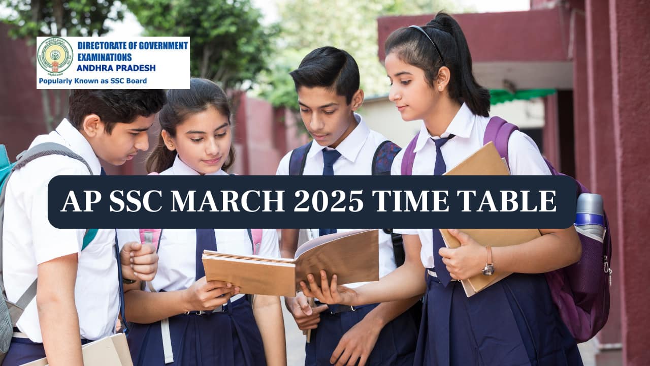 AP SSC Exam Date 2025 released @bse.ap.gov.in: BSEAP Class 10th Time Table Download Link Here