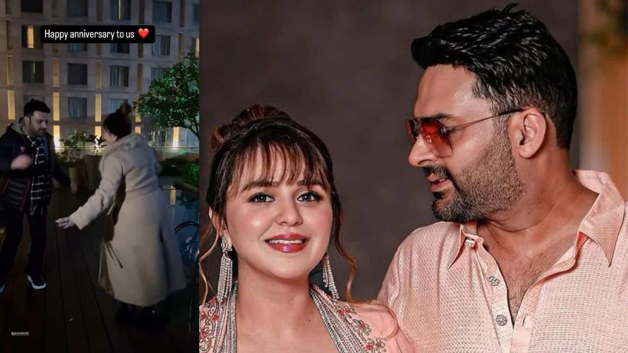 Kapil Sharma’s cute anniversary video for Ginni Chatrath wins hearts, watch
