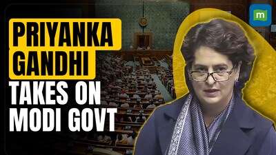 Priyanka Gandhi's Maiden Parliament Speech Criticises BJP, Calls for Caste Census