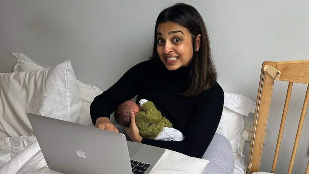 Radhika Apte shares first look of her baby as she gets back to work post giving birth, see pic