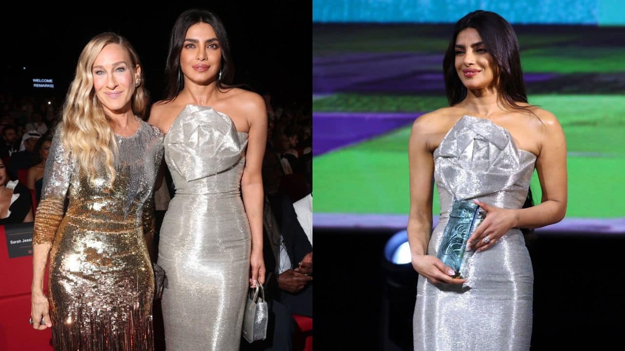 Global icon Priyanka Chopra Jonas honoured by Hollywood star Sarah Jessica Parker at the Red Sea Film Festival