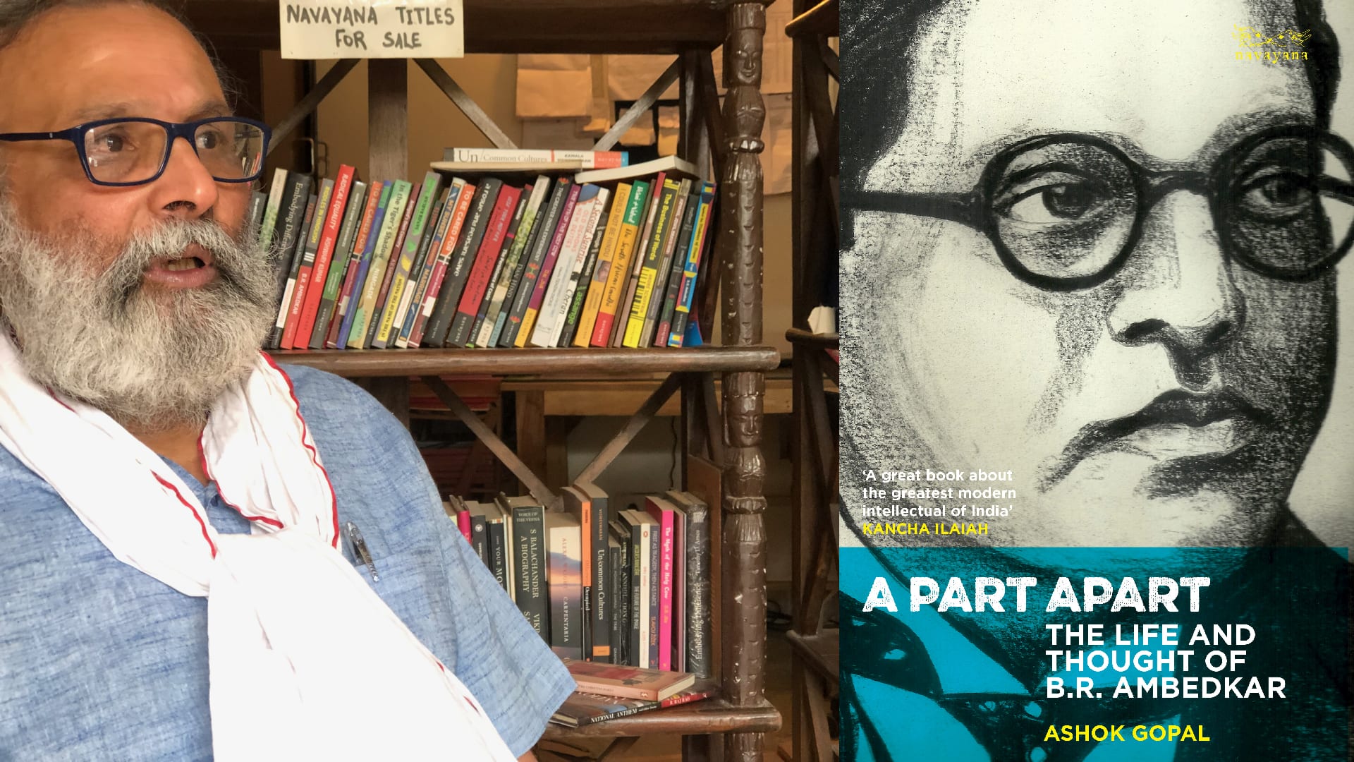 Ashok Gopal's 'A Part Apart: The Life and Thought of BR Ambedkar' won the 2024 Kamaladevi Chattopadhyay NIF Book Prize.