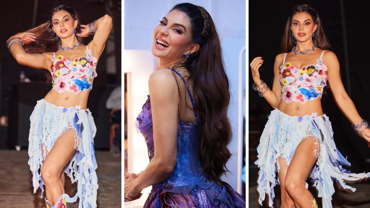 Jacqueline Fernandez dazzles her fans in bold, bohemian fashion at the Dabangg Dubai tour