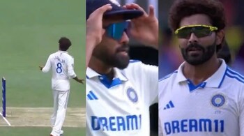Ravindra Jadeja angry at Mohammed Siraj during IND vs AUS 3rd Test. (Photo: X)