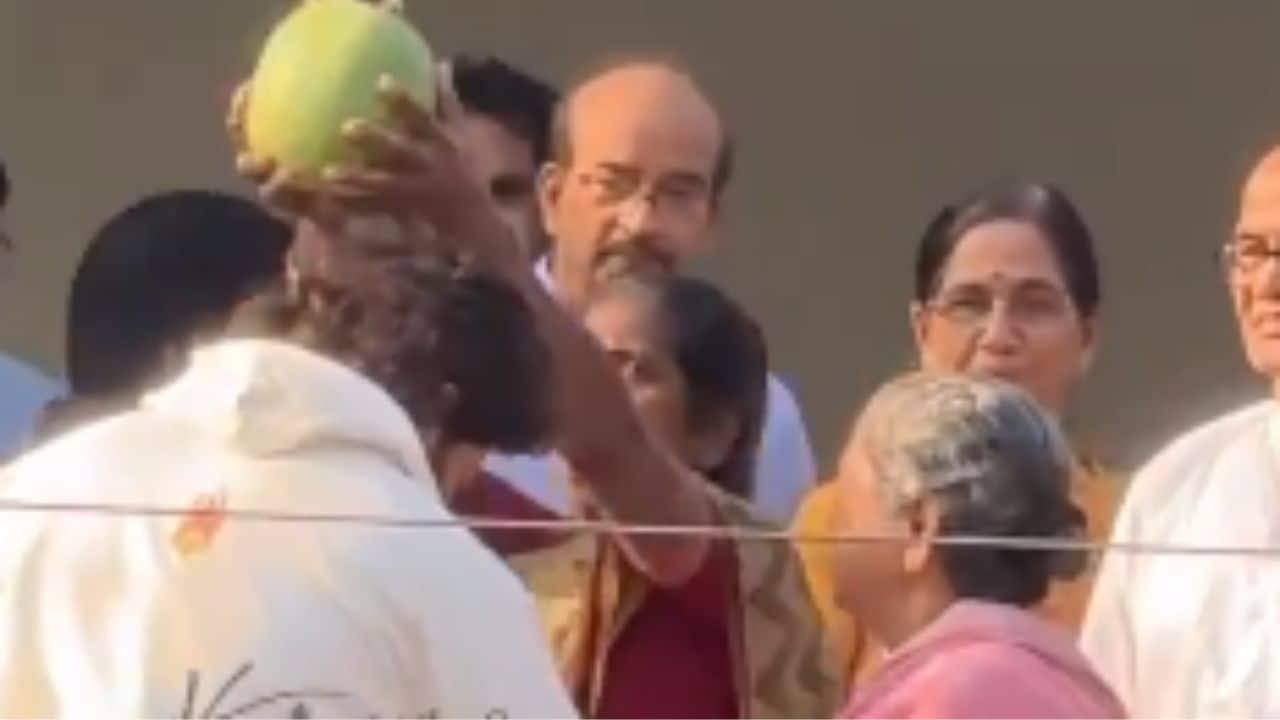 Allu Arjun's emotional welcome at home after release from jail; grandmother performs ‘nazar utarna’ ritual in heartfelt video, watch