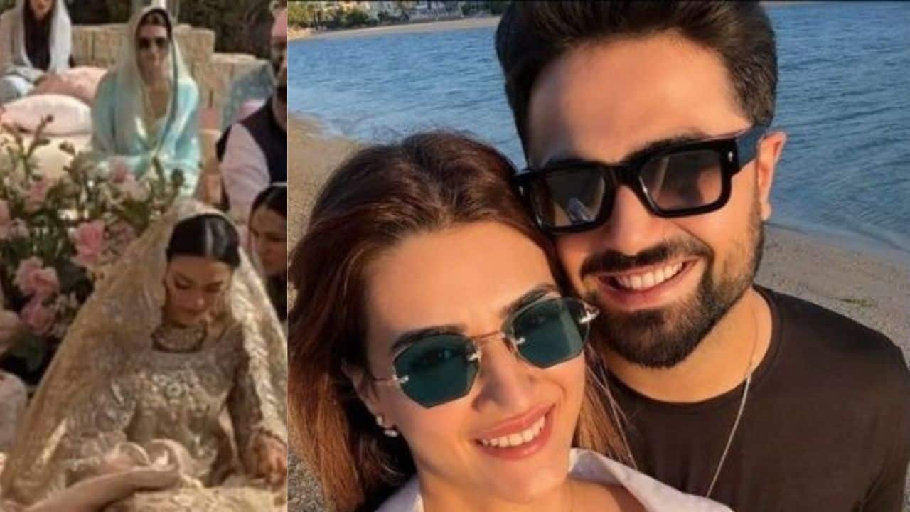 Kriti Sanon spotted at Kabir Bahia's relative's wedding sparking relationship rumours, see pic 