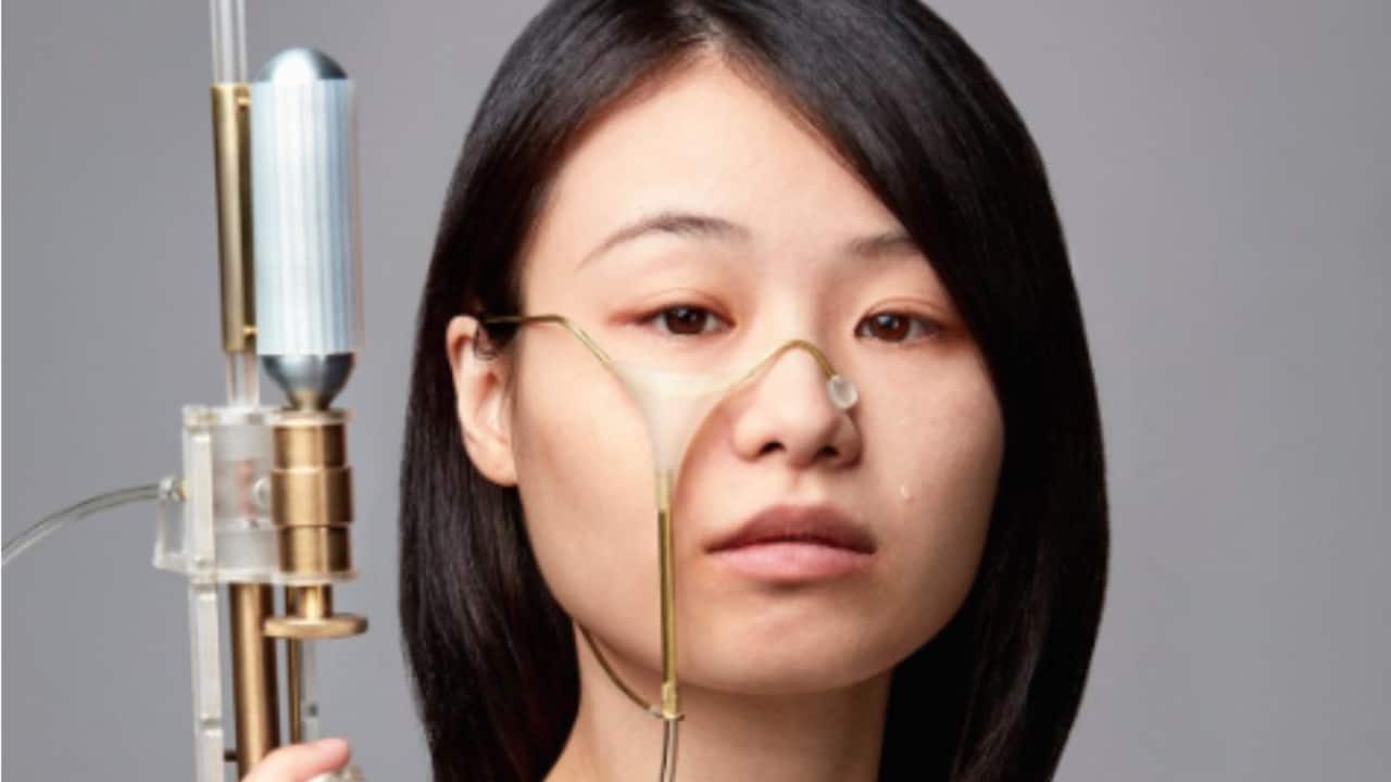 Taiwanese artist designs gun that collects her tears, freezes and shoots it at those who hurt her