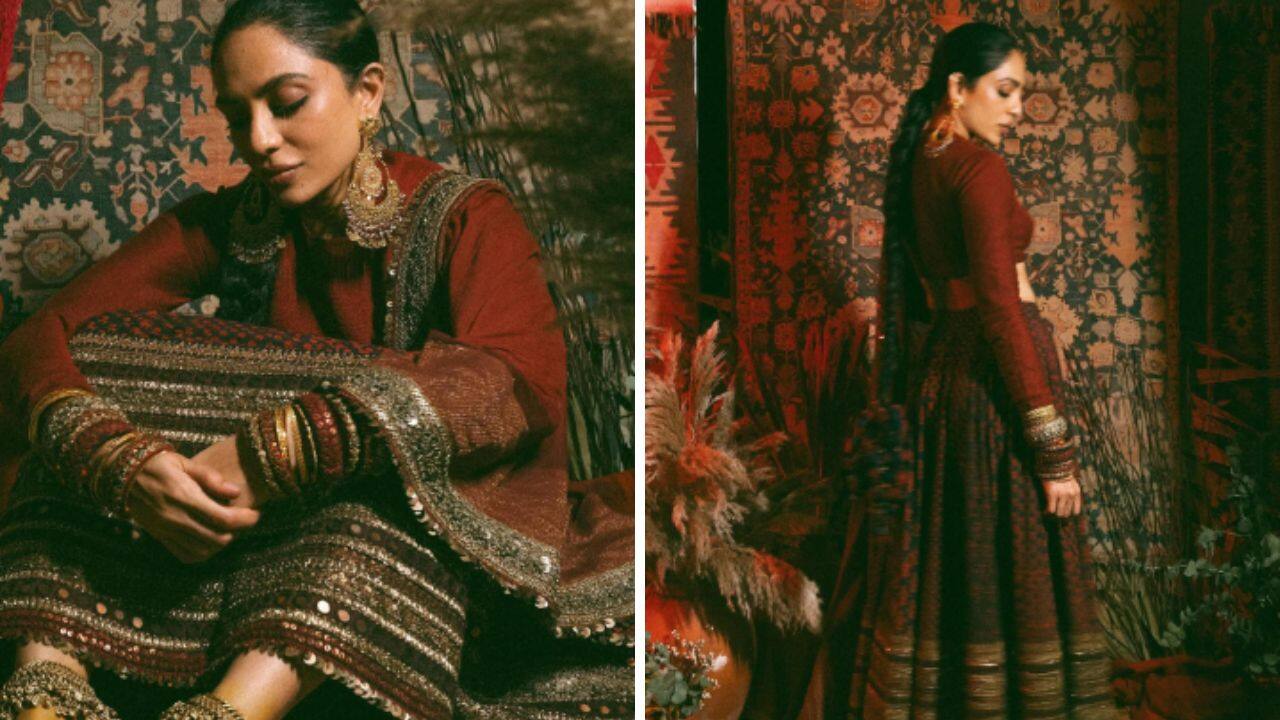 Bride Sobhita Dhulipala wore a Sabyasachi lehenga for wedding festivities, see beautiful pics