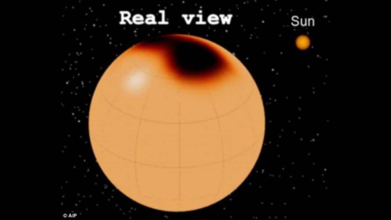 Astronomers detect chaotic starspots larger than the Sun’s entire surface on a red giant star