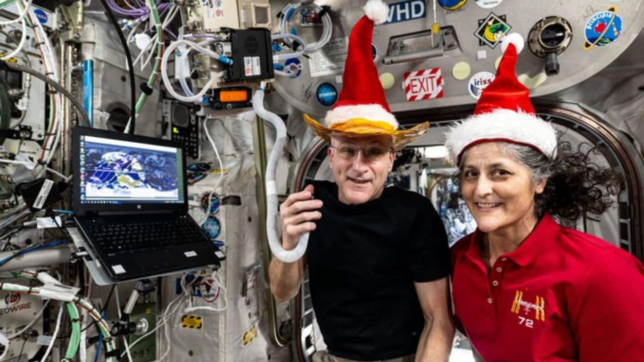 NASA astronaut Sunita Williams poses as 'Santa' in a recent selfie, shares Christmas plans from space