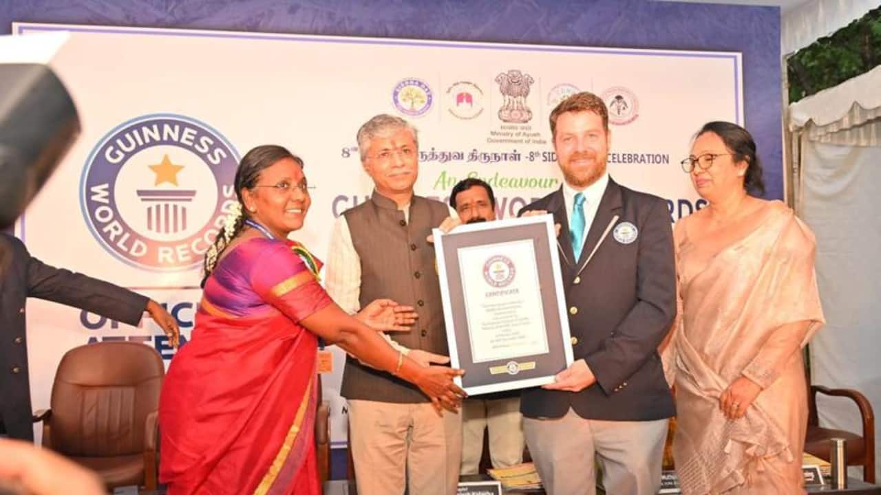 National Institute of Siddha sets Guinness World Record in Varmam therapy