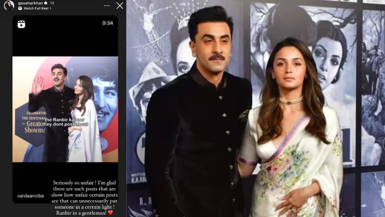 Gauahar Khan supports Ranbir Kapoor amid backlash, says "Ranbir is a gentleman"