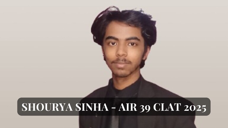 Inside the mind of a topper: How Shourya Sinha achieved AIR 39 in CLAT 2025