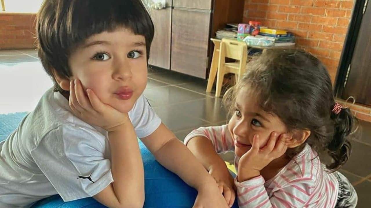Soha Ali Khan shares cute video of Taimur and cousin sister Inaaya on his birthday, watch video