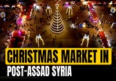 Christmas market opens in Damascus after fall of Assad regime in Syria | N18G
