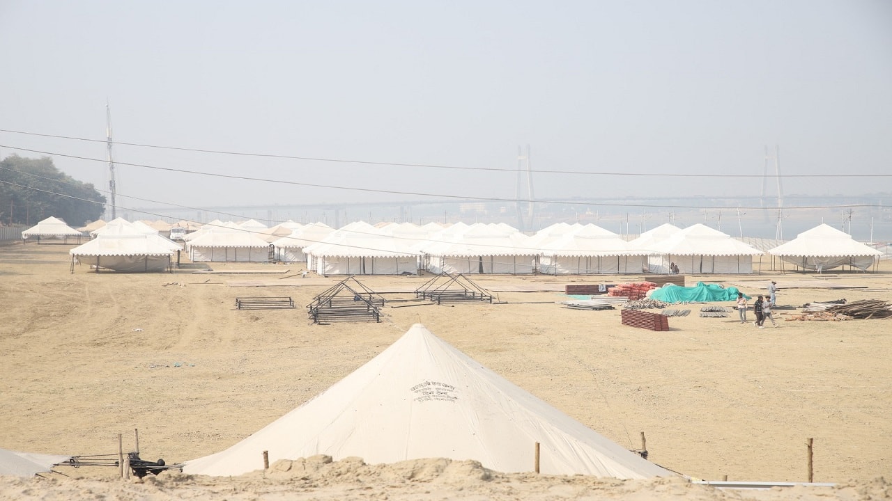 Luxury tent city and budget stay options await pilgrims at Mahakumbh