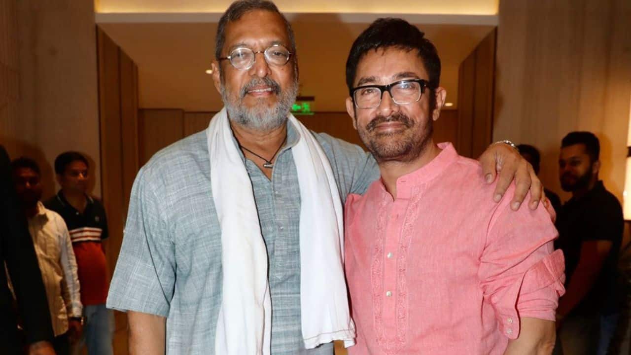 Aamir Khan and Nana Patekar shoot for a Podcast together for Vanvaas