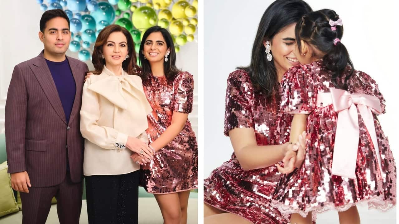 At the NMACC Arts Café opening, Nita Ambani and Isha Ambani Piramal dazzle in style