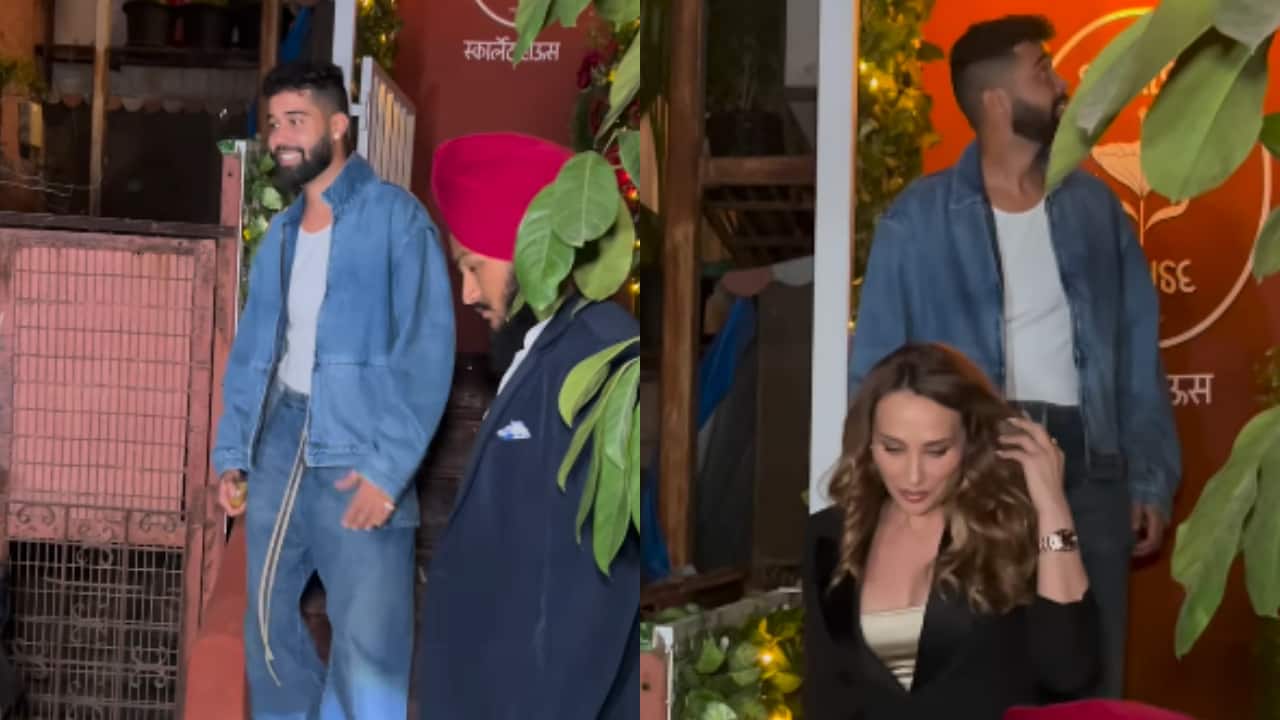 AP Dhillon visits 'childhood crush' Malaika Arora's restaurant after his Mumbai concert