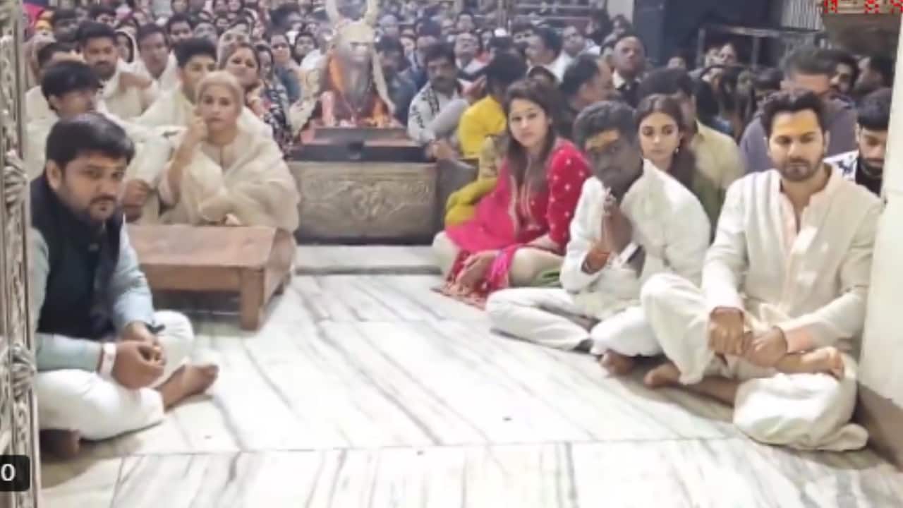 Varun Dhawan and Baby John team visit Mahakaleshwar Temple In Ujjain ahead of the film release