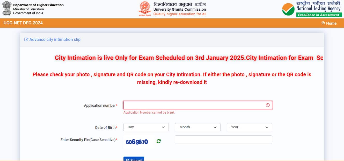 UGC NET 2024 exam city slip out for December session @ ugcnet.nta.ac.in, direct link here
