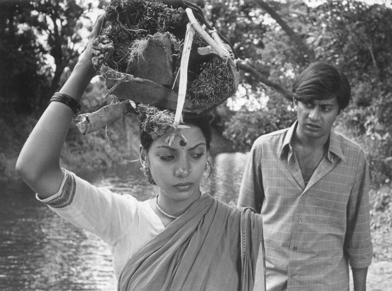 Shabana Azmi and Anant Nag in a still from Shyam Benegal's 'Ankur' (1974).